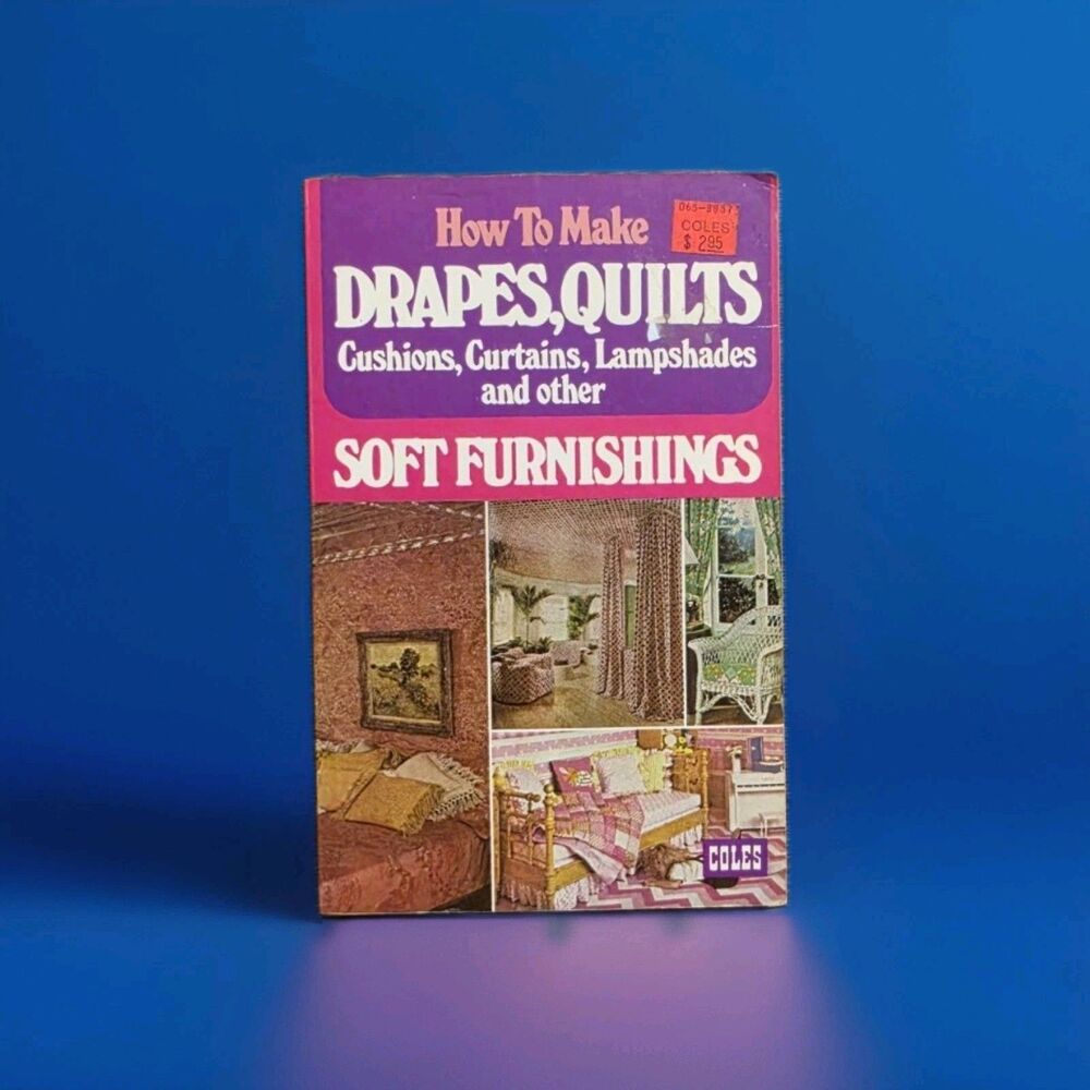 DRAPES QUILTS Soft Furnishings by Doreen Crouch for COLES store BOOK